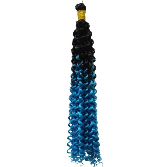 Ankara Kızılay Afro Dalgası Saç Kıvırcık Siyah Saks Mavi Ombre 100 Gram 45 Cm Ankara Kızılay Afro Dalgası Saç Kıvırcık Siyah Saks Mavi Ombre 100 Gram 45 Cm