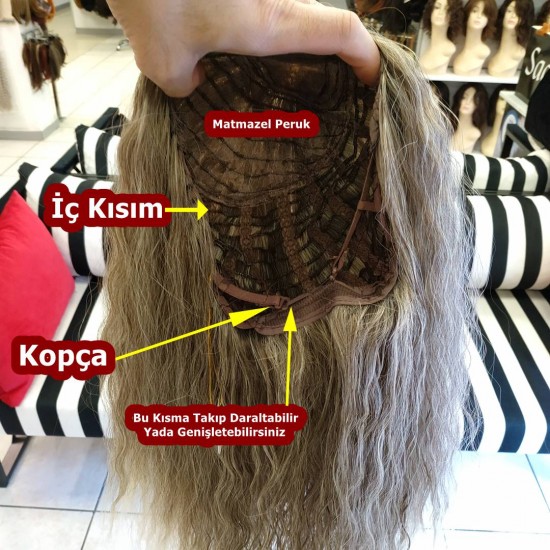 Ankara Kızılay Peruk Uzun Fiber Sentetik Su Dalgası Küllü Kumral Platin Ombre Ankara Kızılay Peruk Uzun Fiber Sentetik Su Dalgası Küllü Kumral Platin Ombre