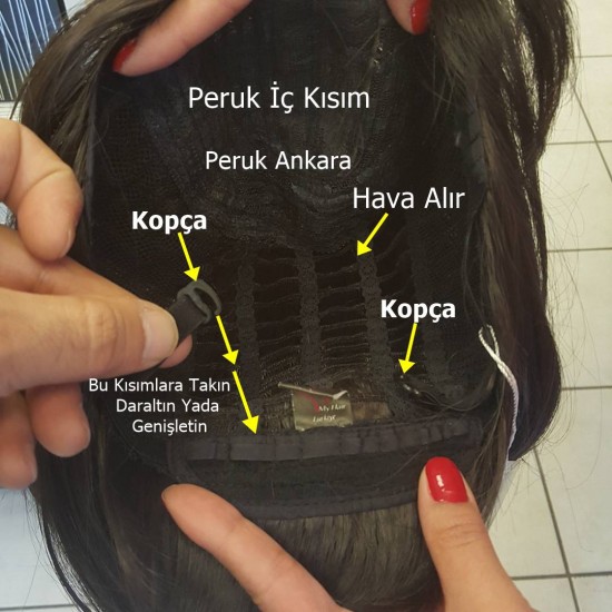 Ankara Kızılay Kaliteli Fiber Sentetik Peruk Koyu Kumral Dore Sarı Ombre Kısa Küt Ankara Kızılay Kaliteli Fiber Sentetik Peruk Koyu Kumral Dore Sarı Ombre Kısa Küt