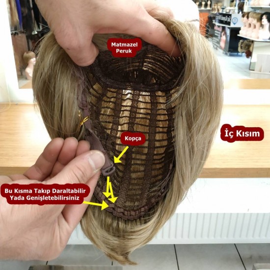 Ankara Kızılay Ucuz Fiber Sentetik Peruk Kısa Küt Model Küllü Platin Ombre Ankara Kızılay Ucuz Fiber Sentetik Peruk Kısa Küt Model Küllü Platin Ombre
